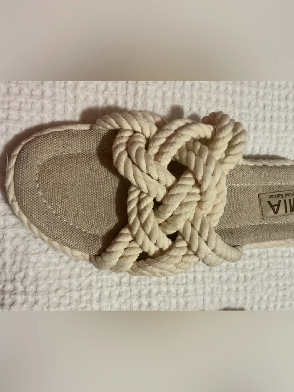 MIA   Miko Rope Slide Sandals